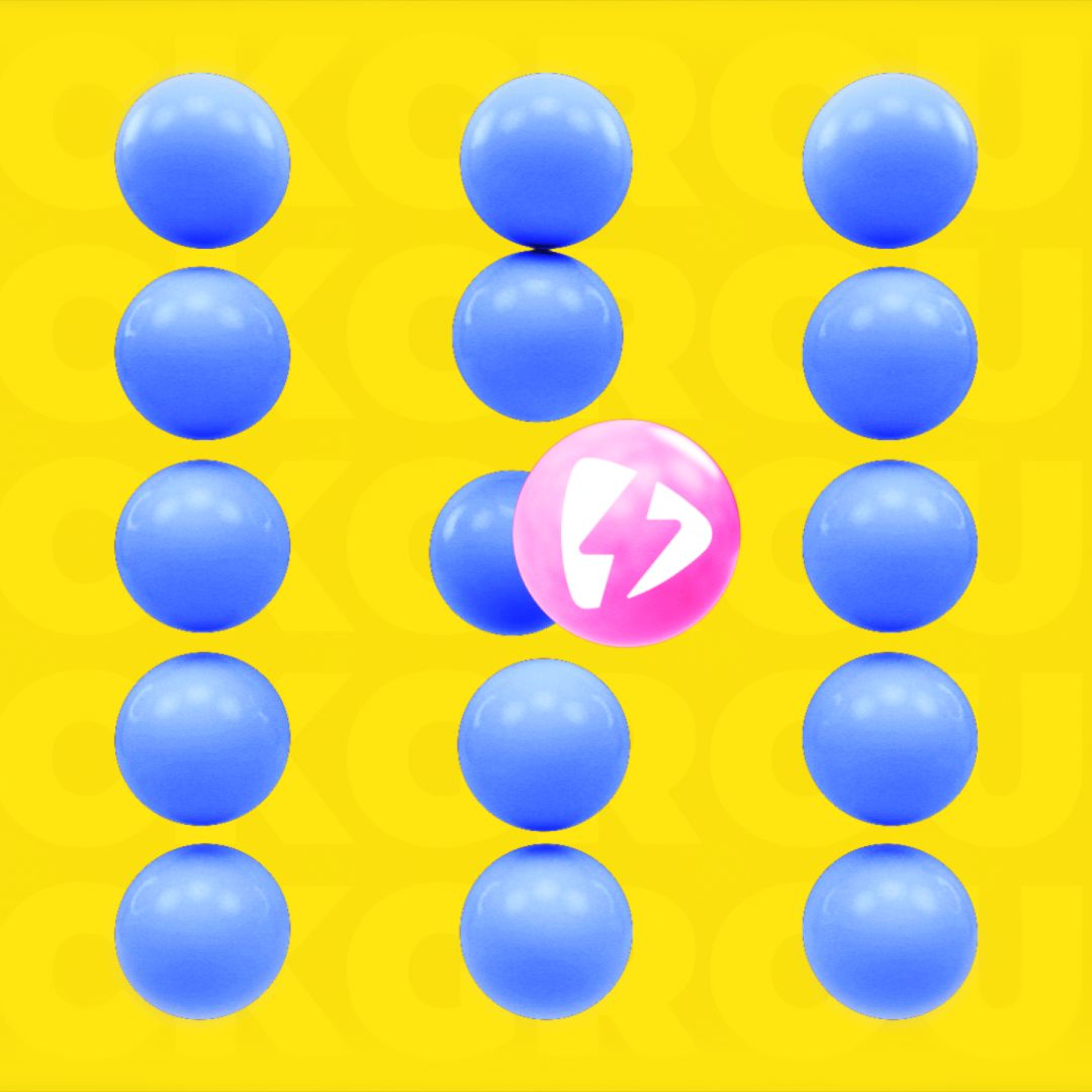 Dynamic 3D Spheres Background - Square by EnjoystX