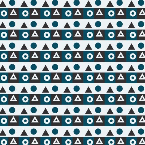 Animated Geometric Pattern Background - Square - Simple - Poster image