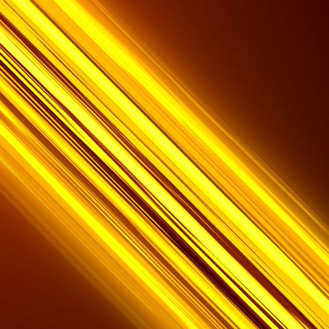 Anime Speed Lines Background - Square - Yellow - Poster image