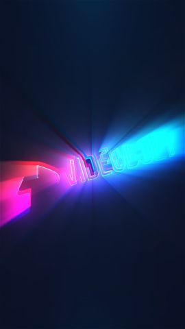 Light Rays Logo Reveal - Vertical - Original - Poster image