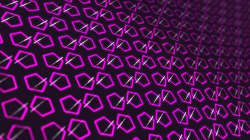 Purple Pentagons