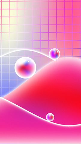 Rolling Spheres Background - Vertical - Radiant Static - Poster image