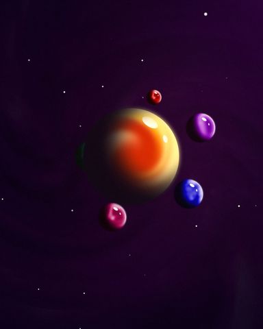 Gradient Cosmos Background - Post - Theme 1 - Poster image