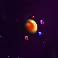 Gradient Cosmos Background - Square Theme 1 theme video