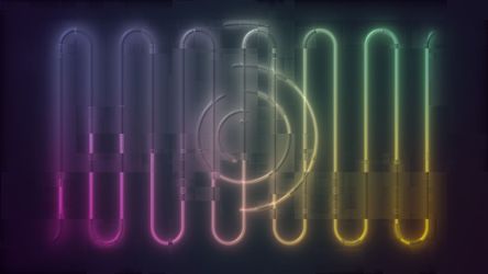 Neon Glass Background Original theme video