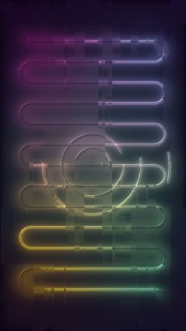 Neon Glass Background - Vertical - Original - Poster image