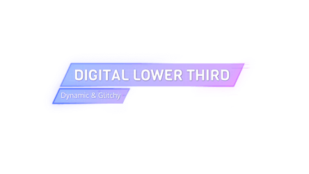 Glitch Lower Third 1 Original theme video