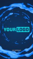 Liquid Logo - Vertical Example theme theme video
