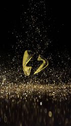 Golden Glitter Reveal - Vertical Original theme video