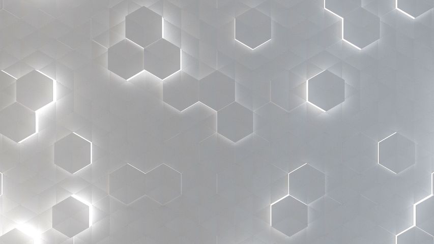 Hexagon Tech Background - Original - Poster image