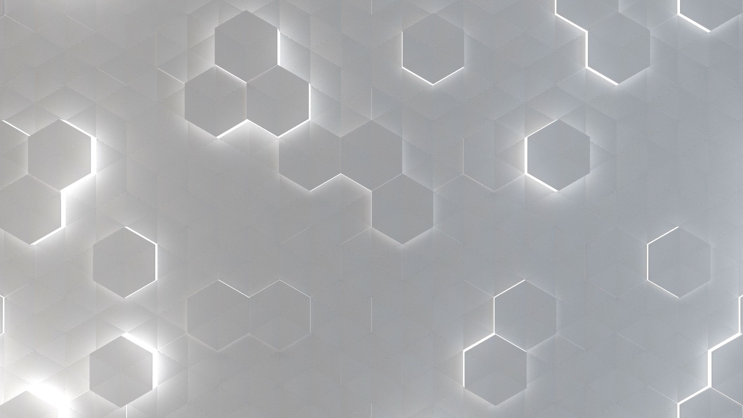 white hexagon wallpaper