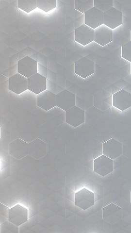 Hexagon Tech Background - Vertical - Original - Poster image