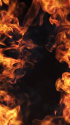 Fire & Smoke Background - Vertical Original theme video