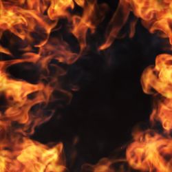 Fire & Smoke Background - Square Original theme video