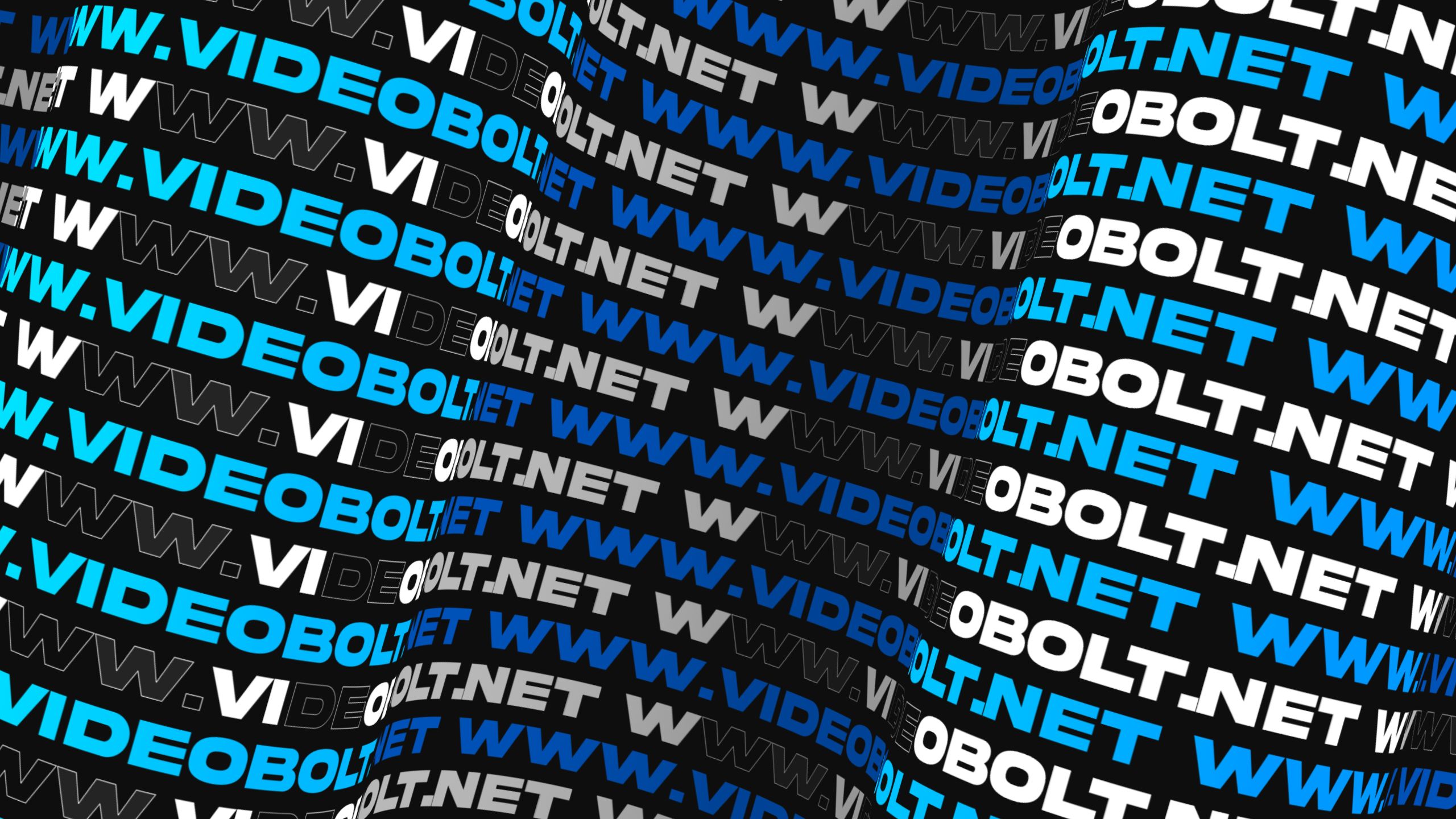 Kinetic Text Background - Wavy Typography