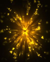 Gold Dust Particles Background by EnjoystX