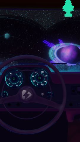 Space Travel Viz - Vertical - Purple - Poster image