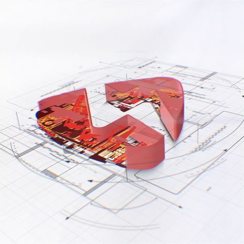 3D Architect Reveal - Square - Red Logo - Poster image