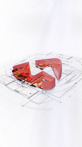3D Architect Reveal - Vertical - Red Logo - Poster image