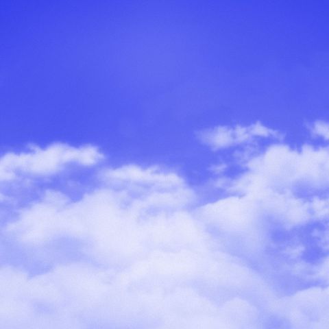 Fly on Clouds Background - Square - Original - Poster image