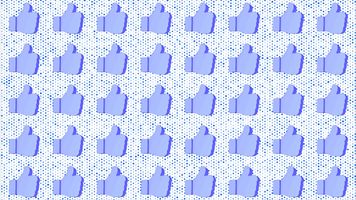 Blue Facebook Likes