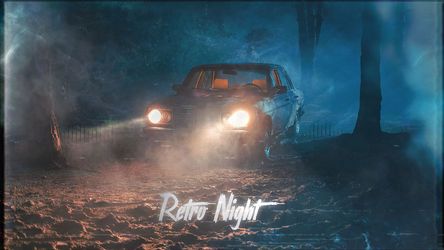 Retro Night - Original - Poster image