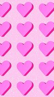 Pink Barbie Hearts