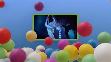 Bouncing Balls Burst Arts & Culture theme video