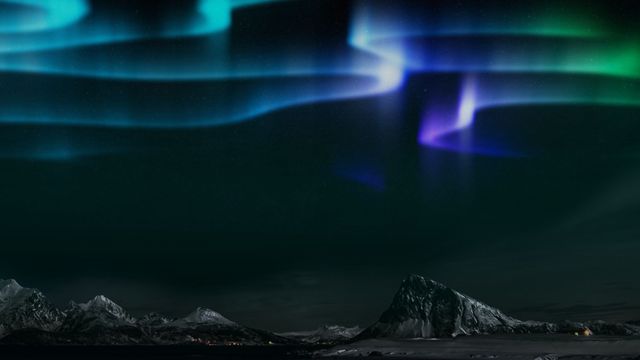 Aurora Background - Original - Poster image