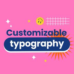 Creative And Trendy Typography - Square Original theme video