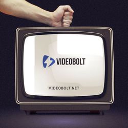 Glitch TV Logo - Square Old TV theme video