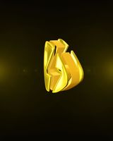 Rotating 3D Reveal - Post Gold theme video