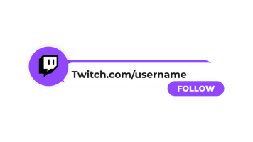 Social CTA 4 - Twitch Circle Shape Logo theme video