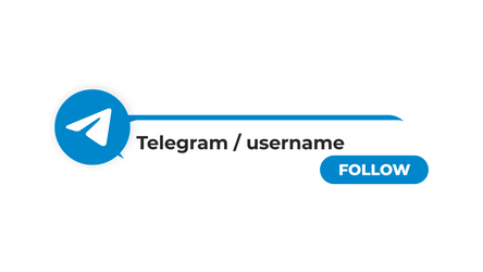 Social CTA 5 - Telegram Circle Shape Logo theme video