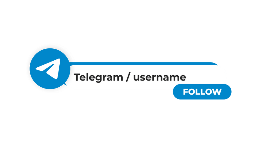 Social CTA 5 - Telegram - Circle Shape Logo - Poster image