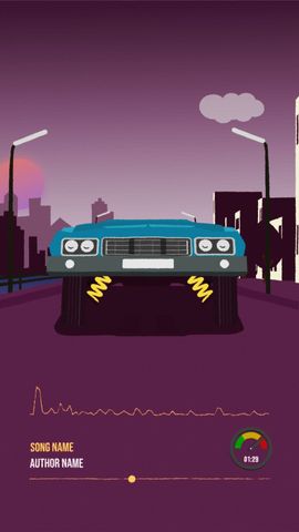 Lowrider Music Viz - Vertical - Theme 5 - Poster image