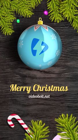 Christmas Ball Reveal - Vertical - Original - Poster image