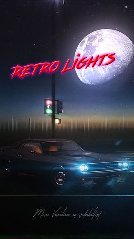 Retro Ride - Vertical - Original - Poster image