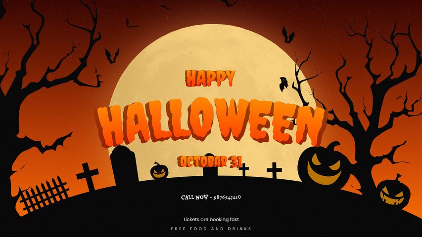 Halloween Vibes 1 - Original - Poster image