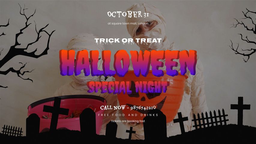 Halloween Vibes 7 - Original - Poster image