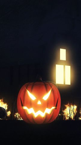 Pumpkin Fire Reveal - Vertical - Original - Poster image