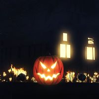 Pumpkin Fire Reveal - Square Original theme video