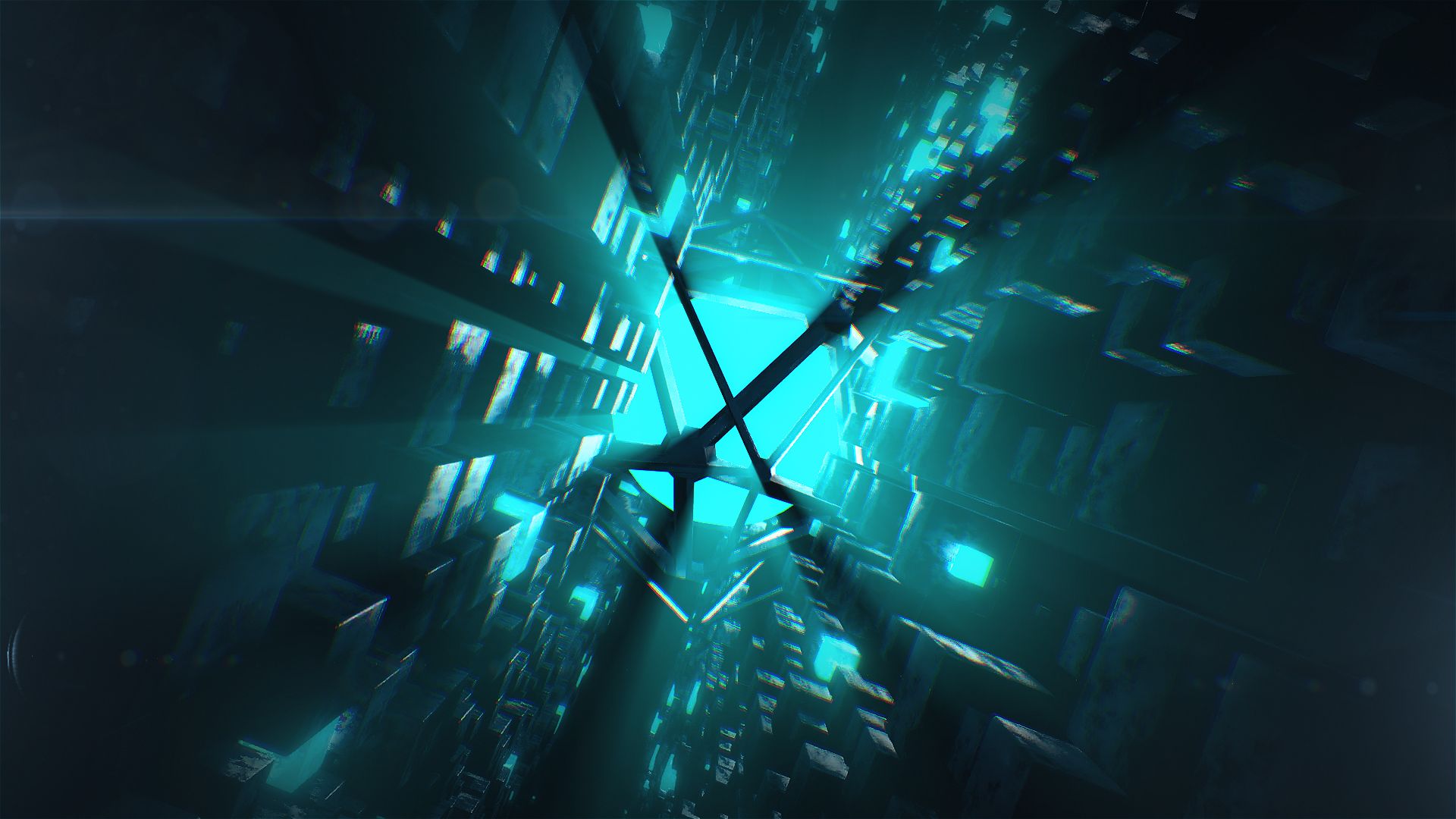 Sci-Fi Maze Reveal - Futuristic Logo Intro