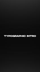 Modern Typography Stomp - Vertical Ori theme video