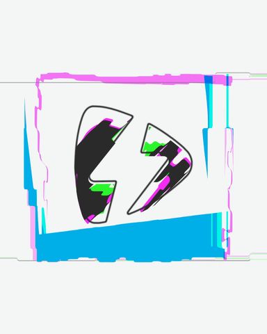 Glitch Art Logo - Post - Original - Poster image