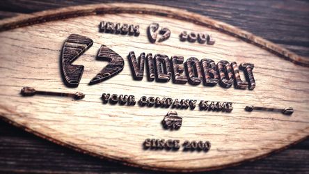 Wood Scene Logo Original theme video