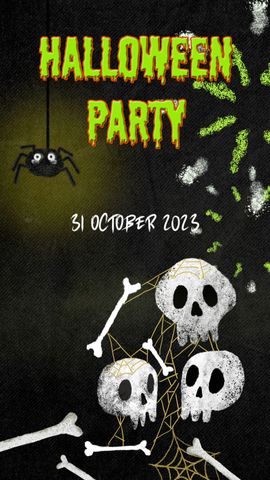 Halloween Funky Story 2 - Original - Poster image