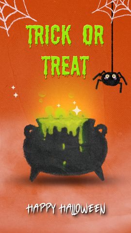 Halloween Funky Story 1 - Original - Poster image
