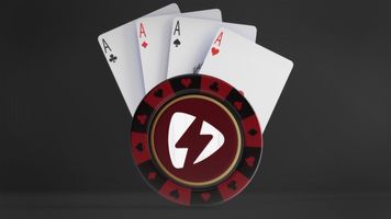 Red Black Poker Chip Theme