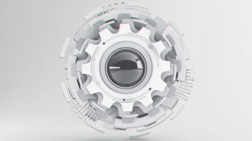 Tech Gears Unveil - White Theme - Poster image